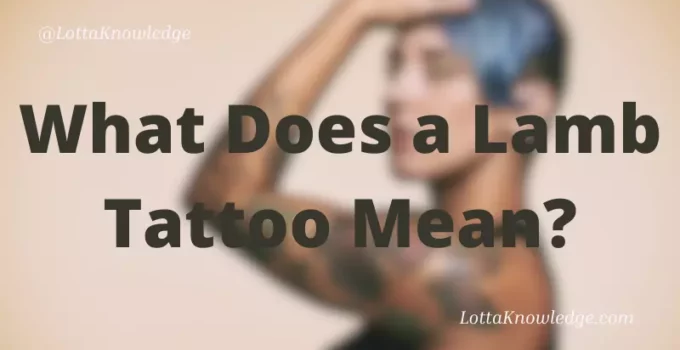 What Does a Lamb Tattoo Mean